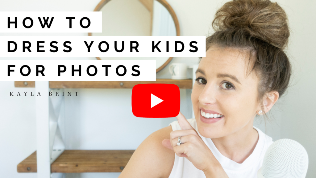 How To Dress Your Kids For Photos