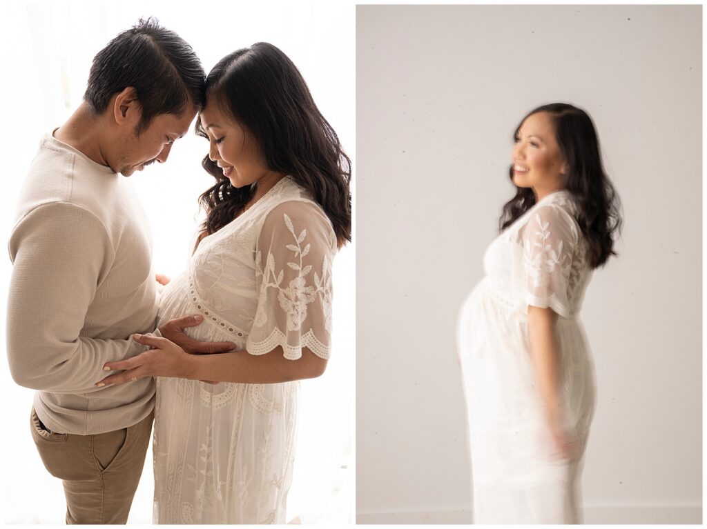 Studio maternity session with Kayla Brint Photography