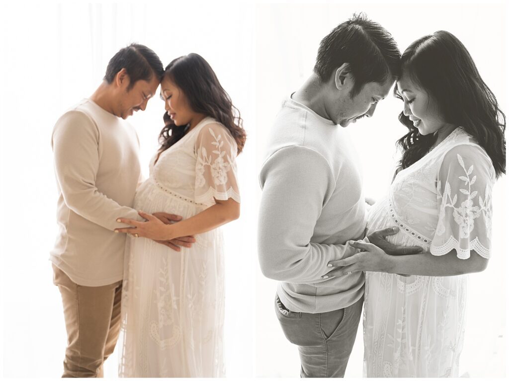 Studio maternity session with Kayla Brint Photography